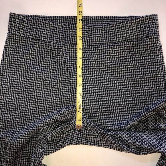 LOFT Houndstooth Leggings Gray Black (L) - Picture 8 of 15